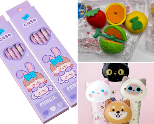 Kids School Supplies cover photo collage