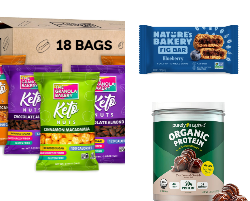 Top 15 Healthy Food Products for Your Active Lifestyle: Keto, Vegan, Gluten-Free & More! cover photo collage