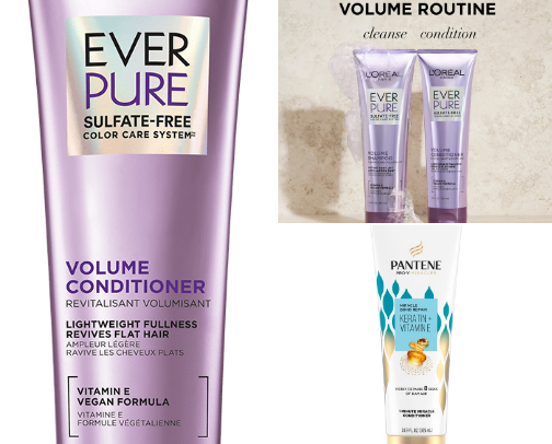 Haircare | Fine+Frizzy Hair cover photo collage