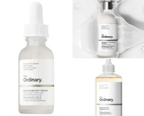 Oily skin products and lip care🤍 cover photo collage