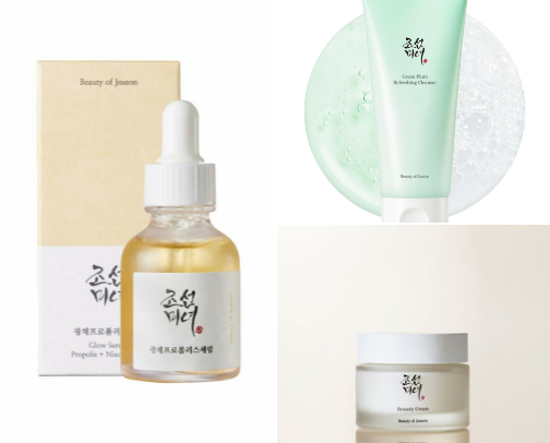 My skincare for dry skin✨️ cover photo collage