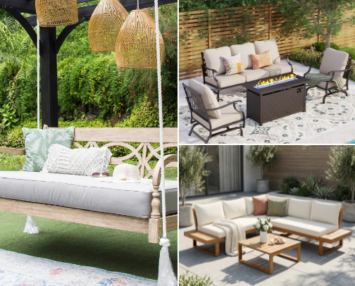 Backyard Glow-up cover photo collage