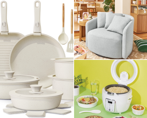 home furniture & appliances cover photo collage