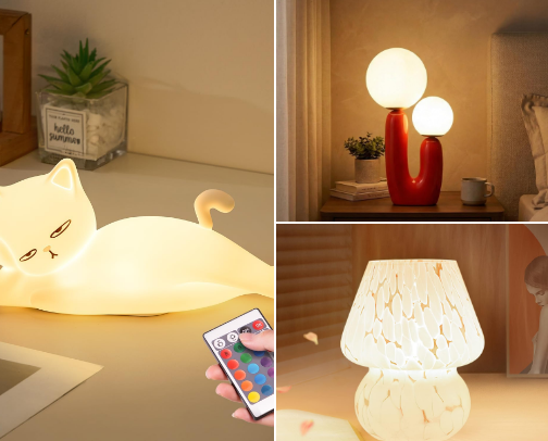 Ambient Lighting and Mood Lamps cover photo collage
