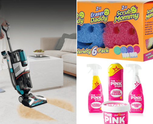 Scrub A Dub Dub: Cleaning Hacks cover photo collage