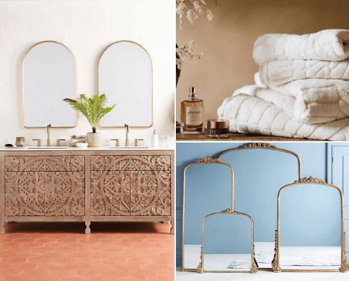Bathroom Essentials cover photo collage