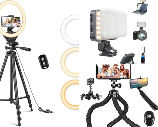 🎥 🎬 TIKTOK & CONTENT CREATOR MUST-HAVES cover photo collage