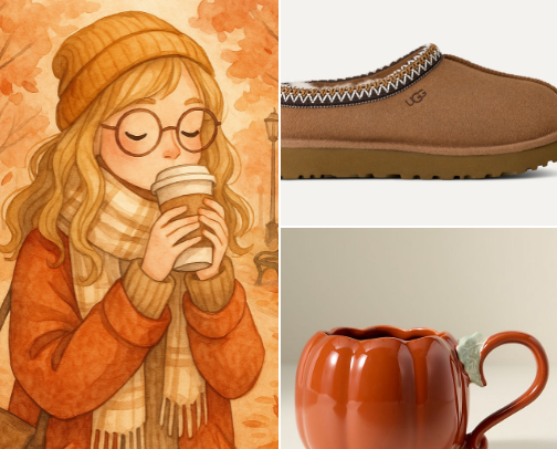 Cozy Autumn Girl Must-Haves cover photo collage