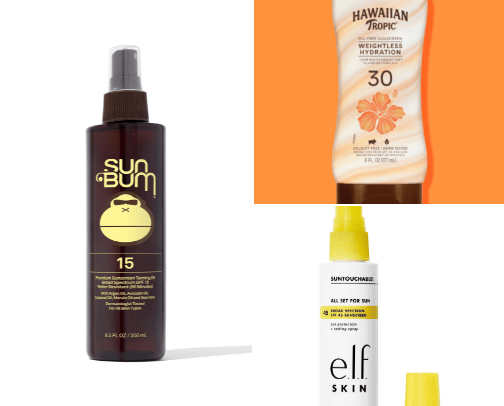 suncare cover photo collage