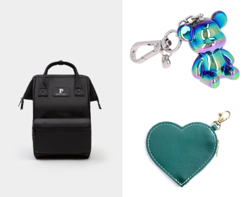 Trending and affordable bags and charms cover photo collage