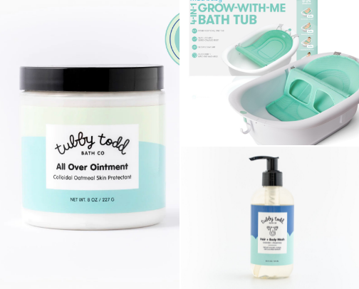 Bath-time essentials 🫧🛁 cover photo collage
