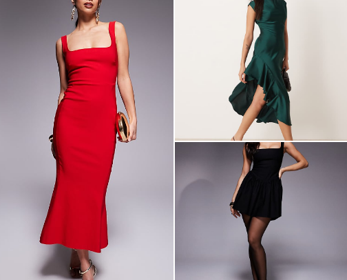 Holiday Party Dresses cover photo collage
