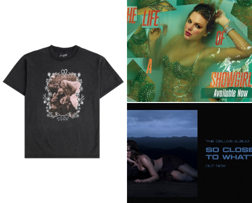 Merch etc. ❤️ cover photo collage