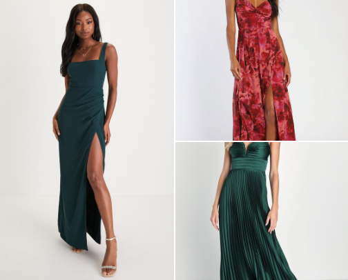 The Cutest Wedding Guest Dresses for Fall! cover photo collage