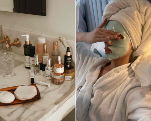 Skincare (all skin types)💆🏼‍♀️ cover photo collage