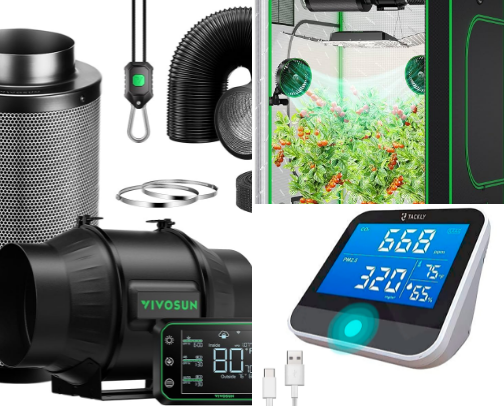 Mushroom Growing Gadgets cover photo collage