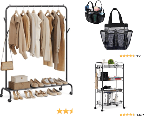 amazon dorm room essentials cover photo collage