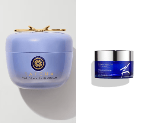 Skincare items you'll find in my bathroom cover photo collage