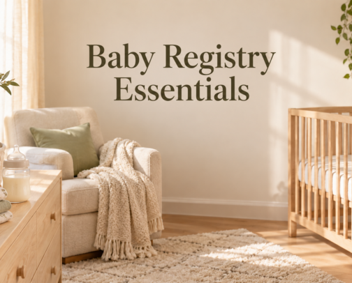 Baby Registry Essentials I Actually Used as a New Mom cover photo collage