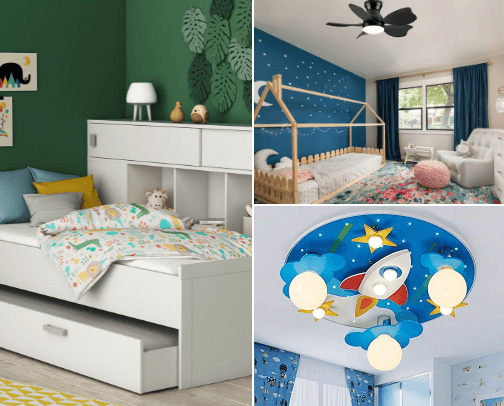 Children's room cover photo collage