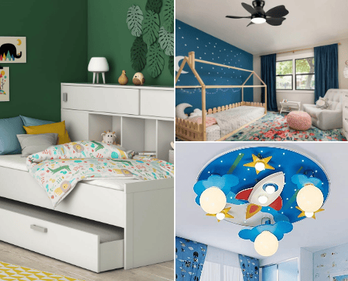 Children's room cover photo collage