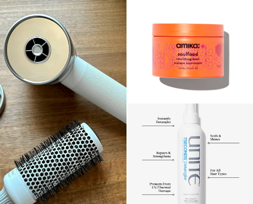 Hair care because hair matters cover photo collage