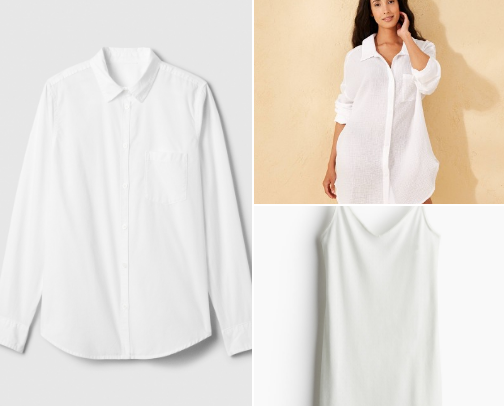 White dreams to wear! cover photo collage