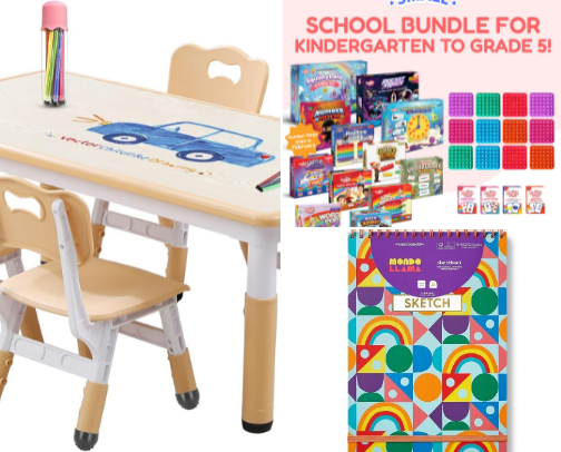 Homeschool Items cover photo collage