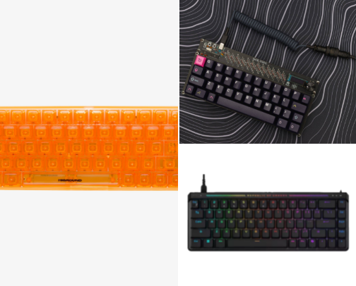 Crystal Clear Mechanical Keyboards for the Modern Loadout cover photo collage