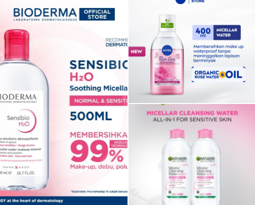 Micellar water recs cover photo collage