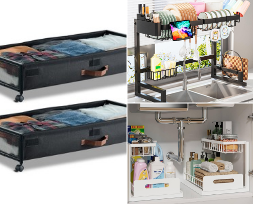Small-Space Organization Essentials for Renters cover photo collage