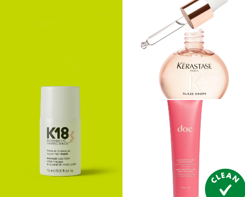 Hair products cover photo collage