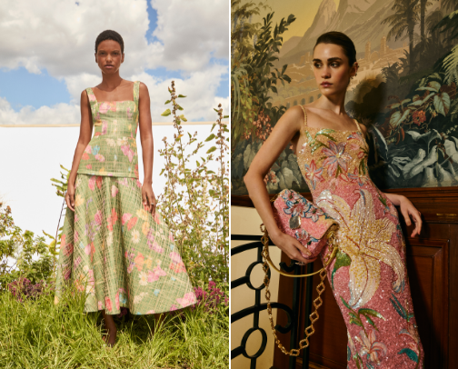Floral & Fun Dresses to Wear to a Summer Garden Party Wedding cover photo collage