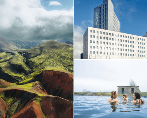 Iceland: Do, Stay, Eat, Getting There cover photo collage