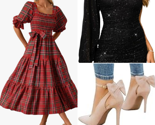 Women's Holiday Attire & Pjs cover photo collage