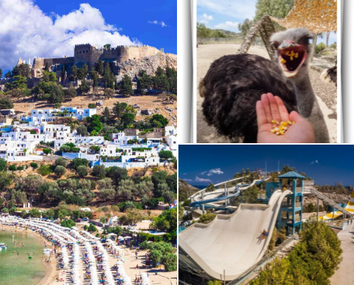 Rhodes 🇬🇷☀️ cover photo collage