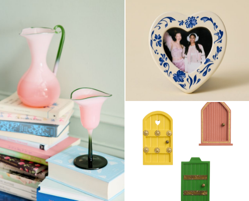 Whimsical Spring Home Finds cover photo collage
