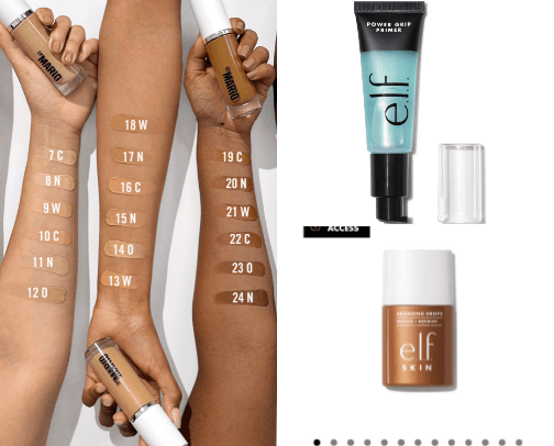 Beauty Products cover photo collage
