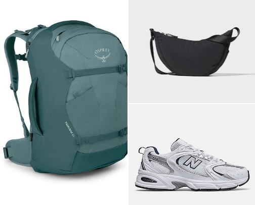 Travel Essentials You’ll Actually Use (Backpacking & Interrail Guide) cover photo collage