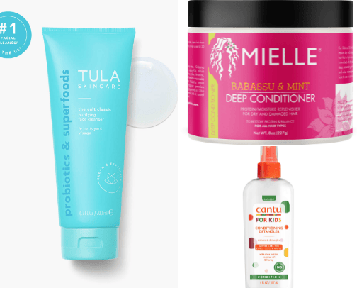 Beauty Products for girls on the go cover photo collage