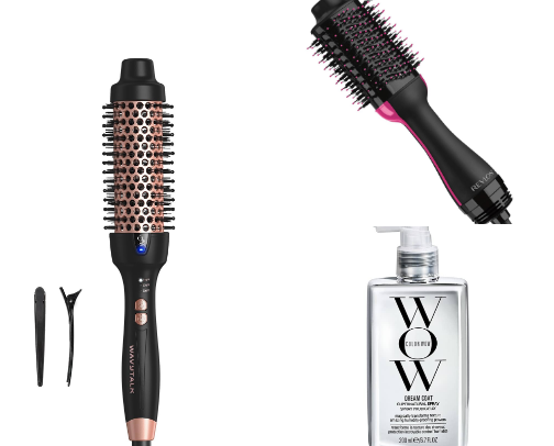 Hair products for low maintenance ladies! cover photo collage