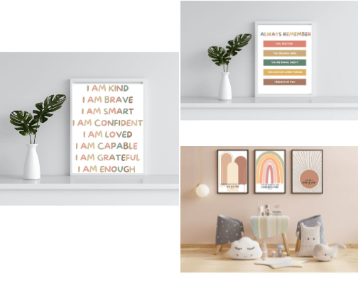 Wall Decor I've Made it Want cover photo collage