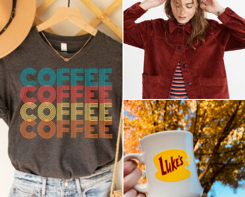 Gilmore Girls Fall Closet: Dress Like Lorelai & Rory Without Moving to Stars Hollow cover photo collage