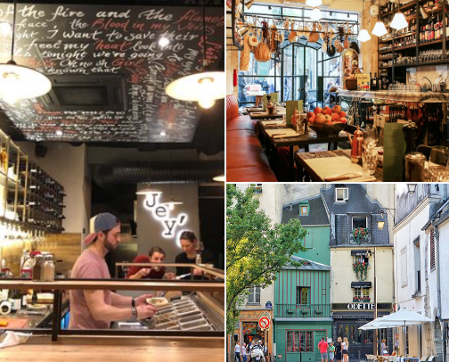 Paris Restruants cover photo collage