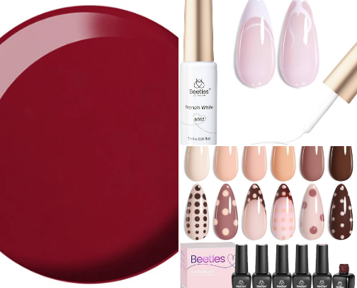 everything I use to do my nails at home cover photo collage