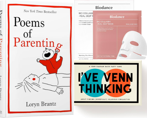 New Mom Christmas List cover photo collage