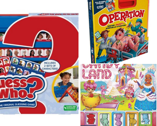 Board and card games cover photo collage