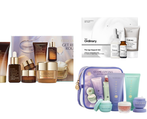 Skincare Sets for the moms. cover photo collage
