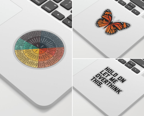 NEW! BEST! GIFTS! STICKERS to Match Your Personal Style! cover photo collage