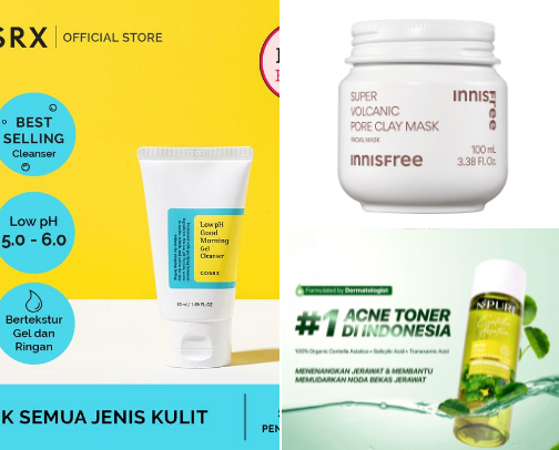 Must-try Skincare Routine cover photo collage
